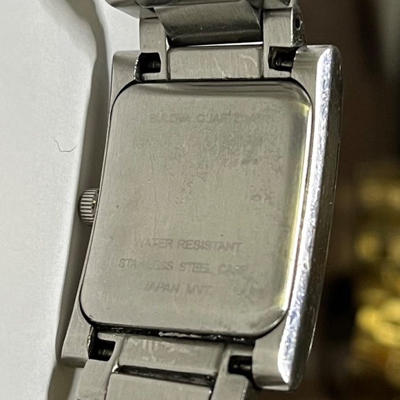 Bulova Women's Stainless Steel Tank Watch - Picture 2 of 3